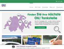 Tablet Screenshot of oil-tankstellen.ch